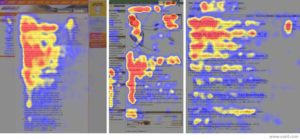 heat mapping of webpage